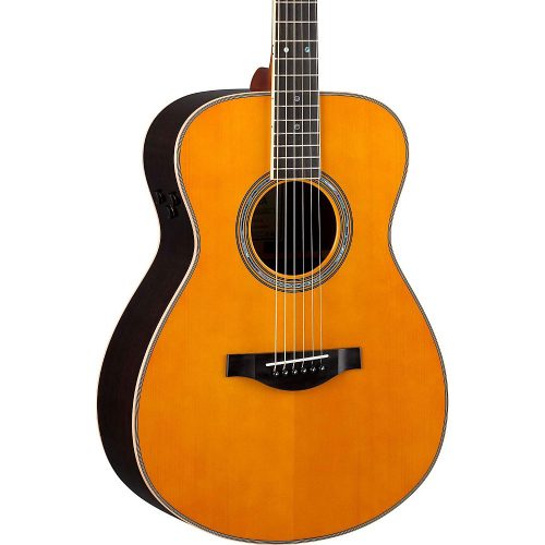 Yamaha LS TransAcoustic Jumbo Concert Acoustic-Electric Guitar Vintage Natural