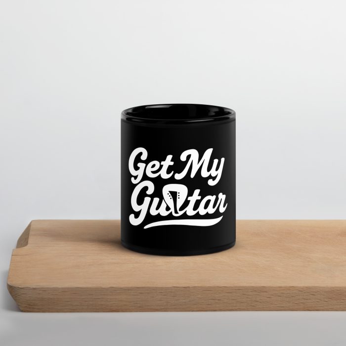 Get My Guitar Official 2025 Logo Black Glossy Mug - Image 2